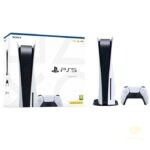 جهاز سونى بلايستيشن 5   SONY PLAYSTATION 5 (EUROPEAN CD VERSION) CONSOLE - 825GB (R2) - WHITE
